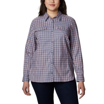 Columbia Overhemd Dames, Silver Ridge Lite Plaid Long Sleeve Plus Size Gekleurd, 20IFPWCYT